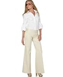 MICHAEL Michael Kors Lantern-Cuff Cotton Blouse & Wide-Leg Twill Pant