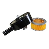 Interstate Pneumatics SA9M 4 Inch Diameter -1/2 Inch MPT Metal Body Compressor Air Intake Filter with Paper Cartridge