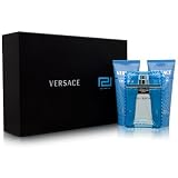 Versace Man Eau Fraiche by Gianni Versace for Men 3 Piece Set Includes: 3.4 oz Eau de Toilette Spray + Perfumed Bath & Shower Gel + 3.4 oz After Shave Balm