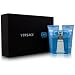 Versace Man Eau Fraiche by Gianni Versace for Men 3 Piece Set Includes: 3.4 oz Eau de Toilette Spray + Perfumed Bath & Shower Gel + 3.4 oz After Shave Balm