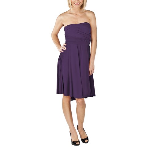 Mossimo® Black: Women’s Multi Style Convertible Wrap Dress – Purple M  
