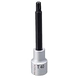 プロクソン(PROXXON) トルクスビットソケット 1/2" ロング(100mm) T40 No.83495