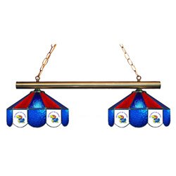 NCAA Kansas Jayhawks 2-Light Game Table Lamp