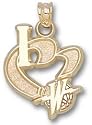 Golden State Warriors "I Heart Logo" 3/4" Charm/Pendant