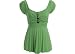 Misses AGB Bright Future Pleated & Stone Detail Top