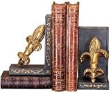 SI 93-3054 Pair French Fleur Bookends