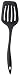 Orka Silicone Slotted Turner, Black
