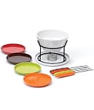 Review Trudeau  / Lexo Chocolate Fondue Set with Plates by Trudeau