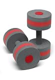 Speedo Aqua Fitness Barbell/Belt Combo, Grey/Red