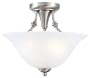 Hardware House 544676 Bristol 13-Inch by 11-Inch Ceiling Lighting Fixture Brushed Nickel