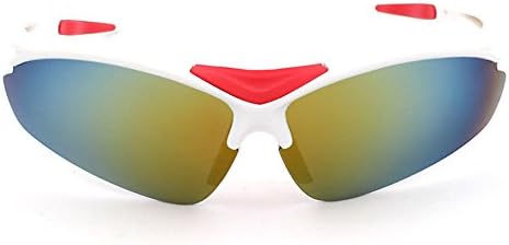 Little Cherry Polarized UV Protection Cycling Glasses Outdoor Sport Goggles (White Frame)