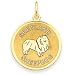 image 5 - 14k Shetland Sheepdog Disc Charm