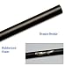Foam Covered Dragon Design Bo Staff - Black- 72 inches
