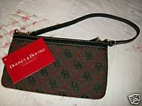 Dooney & Bourke large wristlet new with tags!