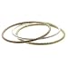 3 Sterling Silver, 24k Gold vermeil, Rose Gold Bangle Set