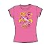 Wonder Woman Save Me Juniors S/S T-shirt in Hot Pink by DC Comics