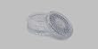 ALCOHOL CUPS CUT GLASS 1-1/2 OZ