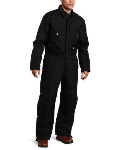 Carhartt Men's Big-tall Extremes Arctic Quilt Lined Zipfront Coverall, Black, 58 Regular