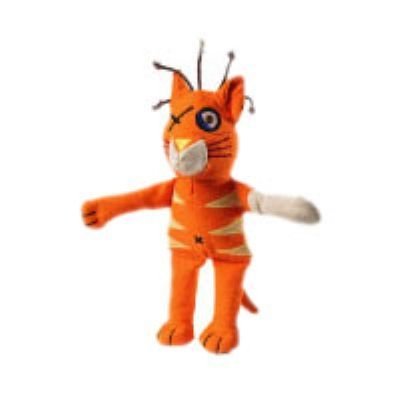 Doggles Cast of Characters Large Dog Toy, Orange Cat
