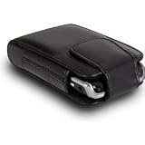 BlueHarbor Lambskin Leather Case with Rotating Belt Clip for Blackberry 9700 Onyx (with Sleep function)