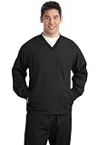 Sport-Tek V-Neck Raglan Wind Shirt