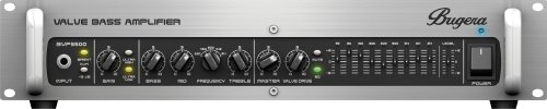 Bugera Valve Bass Amplifier BVP5500 Classic 550-Watt Valve Bass Amplifier Head with Valve Gain Control And 9-Band Graphic Eq
