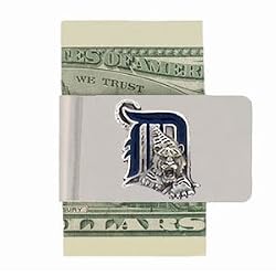 Detroit Tigers Pewter Money Clip
