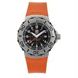 F-16 Time Date, Black/Orange Dial, Orange PU Strap