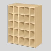 25 Pair Stackable Shoe Storage- Maple