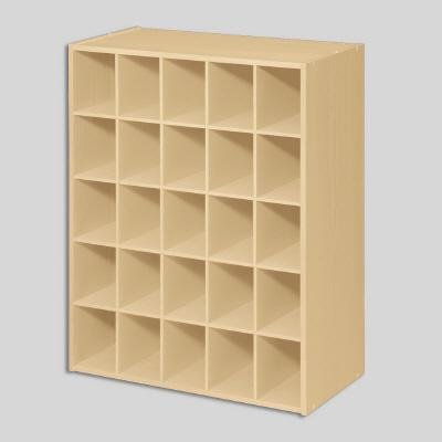 25 Pair Stackable Shoe Storage- Maple
