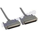 37-Pin (DB37) Premium D-Sub Cable - Double Shielded + EMI Cage - Male / Male (5 ft)