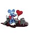 Simpsons Bust Ups Itchy and Scratchy Figure - Bleeding Hearts Valentine's Series 5_s-1