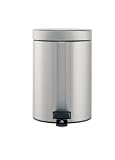 Brabantia 3litre Pedal Bin Fingerproof Matt Steel