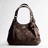 NEW AUTHENTIC COACH MADISON OP ART MAGGIE SHOULDER BAG (Brown/Mahogany)