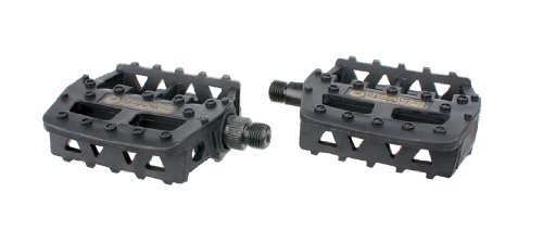 KHE Uni Flatland Pedale Stimulatorz 9/16'', schwarz, 9/16