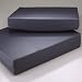 Posey Deluxe Bariatric Wedge Gel Foam Cushions, Weight Certified: Bariatric/400, Bottom: Flat, Dimensions (WxLxH): 22'' x 18'' x 5'' - 3'', Cushion Weight: 14.5lbs., Cover Color: Dk BlueWedge design helps prevent forward sliding and assists in posterior pelvic tilting. Gel bladders are enclosed between layers of foam to redistribute pressure away from patient high-pressure contact points. Covered in Posey's exclusive waterproof, 4-way stretch Sure-Grip vinyl. Two-tone covers also available to assist with patient repositioning protocols. Features a zippered, removable cover for easy cleaning.Product photo may not exactly match the product offered for sale. Please refer to the product description.