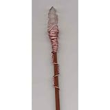 Handcrafted Magickal Wand with Crystal Point