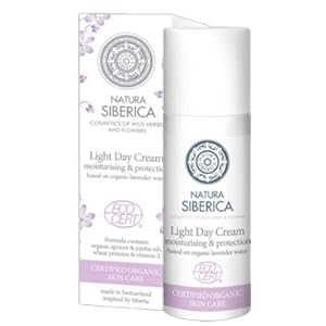 natura siberica light day cream 'moistening & protection'