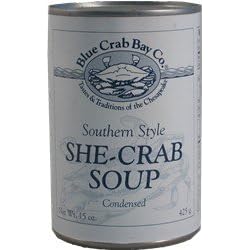 Blue Crab Bay She-Crab Soup 15 oz - 4 Unit Pack by Blue Crab Bay
