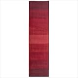 IMAGE OF Aspect Red Stripes Contemporary Runner Rug Size: Runner 2.5' x 12'