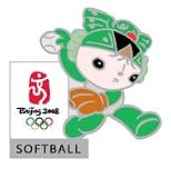 Beijing 2008 Olympics Nini Softball Pin
