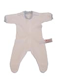 ANNA'S Preemie 100% Incredibly Soft Peruvian Cotton Angelic White Sleeper