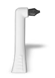 White Short Point Rotadent Head, black tip