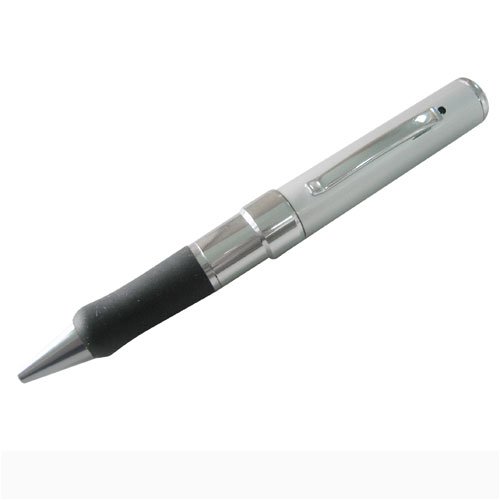 31vosO2OykL. SL500  Spy Nanny Pen Cam (8GB USB Drive + Pinhole Camera + Voice Recorder + USB Car Charger + AA Emergency Charger)   Silver