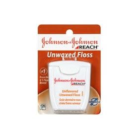 Johnson Johnson Reach Unwaxed Floss Unflavored 55 Yd