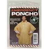 ACE TRADING-CAMPMASTER 1 60010CM Emergency Poncho 50x80 with Electronically Welded Seams