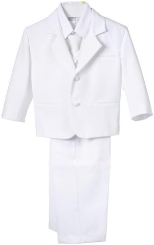 Classic Big Boys Suit in White-White/White-10