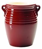 Blonder Red Glazed Pottery Utensil Holder