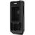 PCMICROSTORE Brand Sony Ericsson W580 W580i S500 Black Rubberize Snap-On Case Cover with Removable Swivel Belt Clip