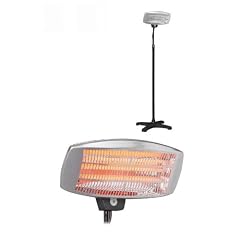 Terassen Heizstrahler f�r Innen und Au�en, mit 3 Quarz-Heizr�hren, Terassenheizer, Standstrahler mit 2000 Watt, NEU + OVP